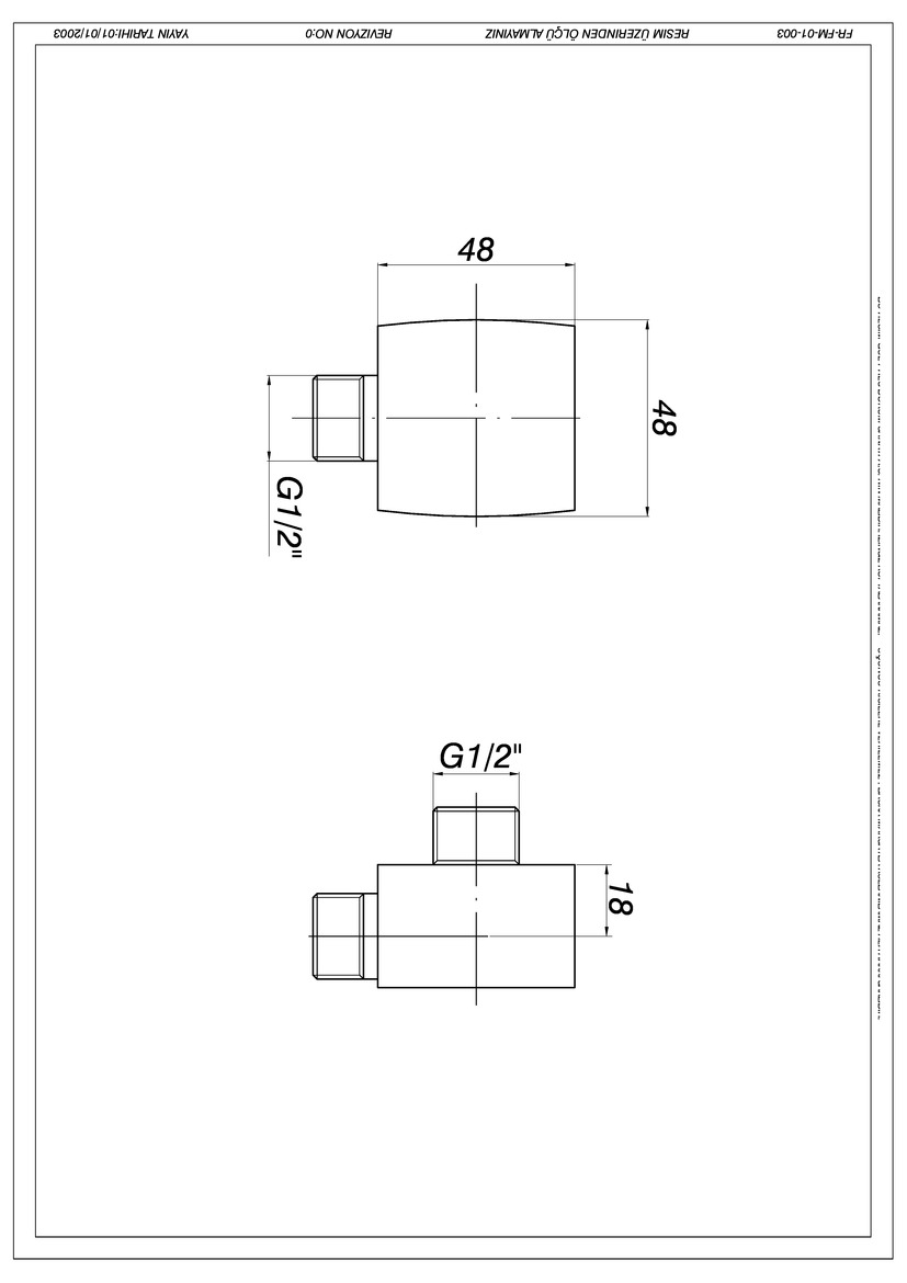Racord cu ﬁlet autoetansant pentru furtun dus (patrat) GGR04  GPD