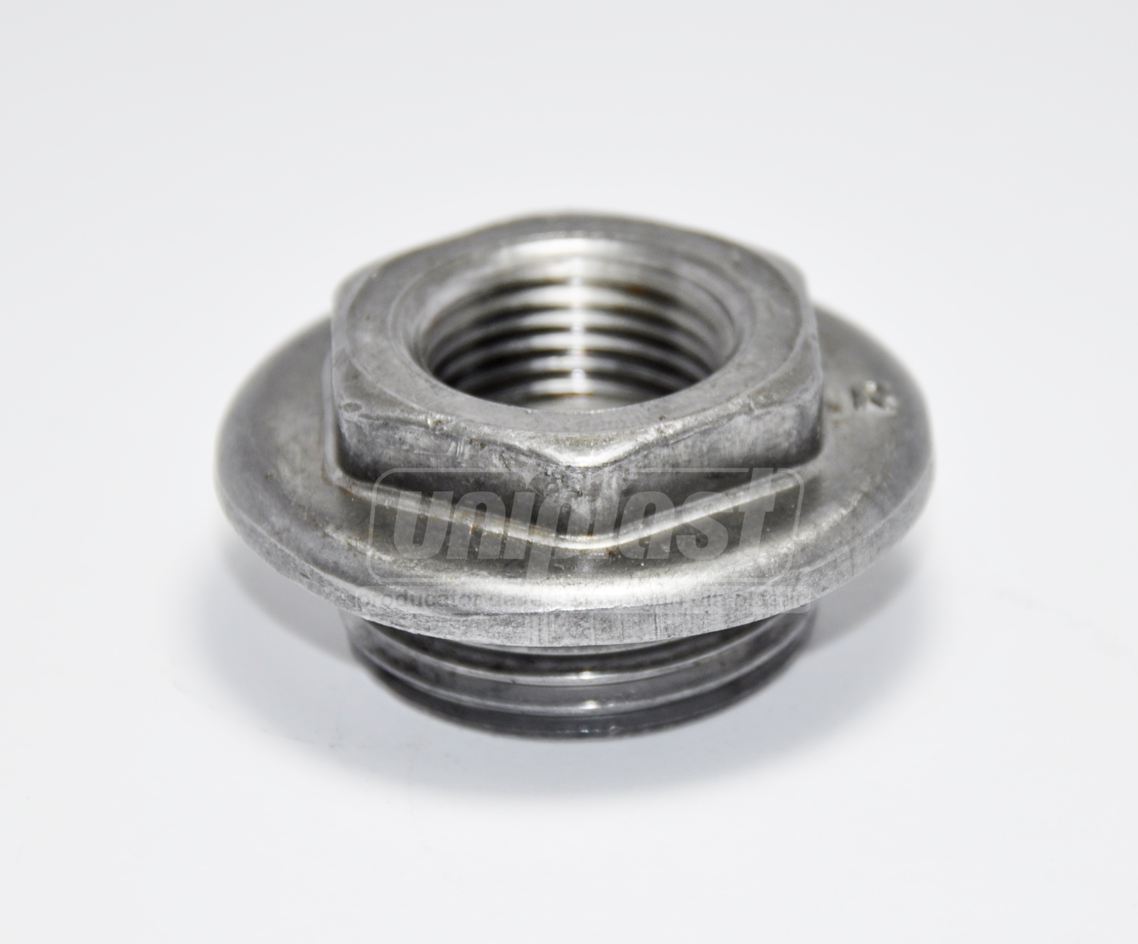 Заглушка проходная для радиатора D. 1" x 1/2" правая чугун ST