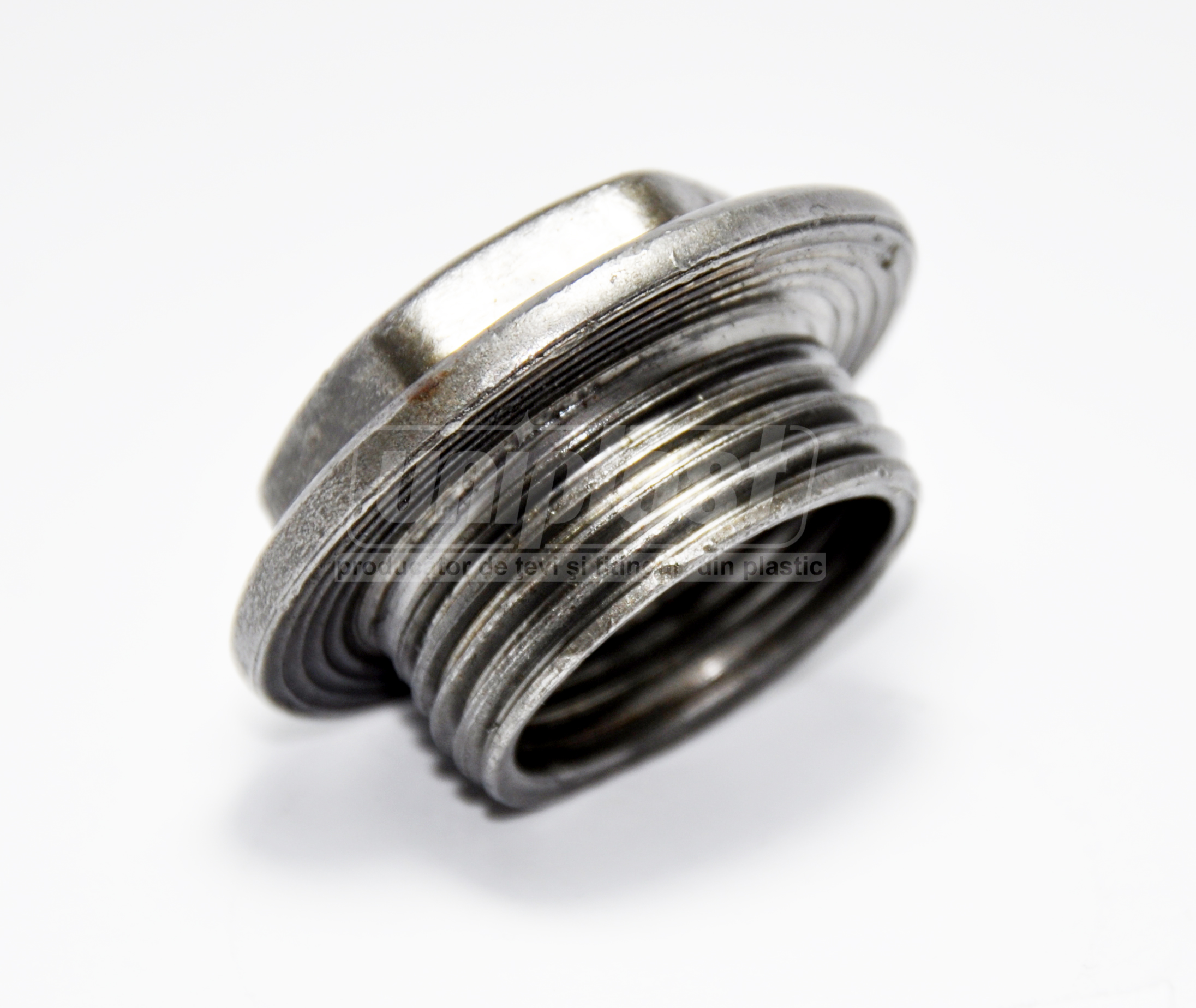 Заглушка проходная для радиатора D. 1" x 3/4" правая чугун ST