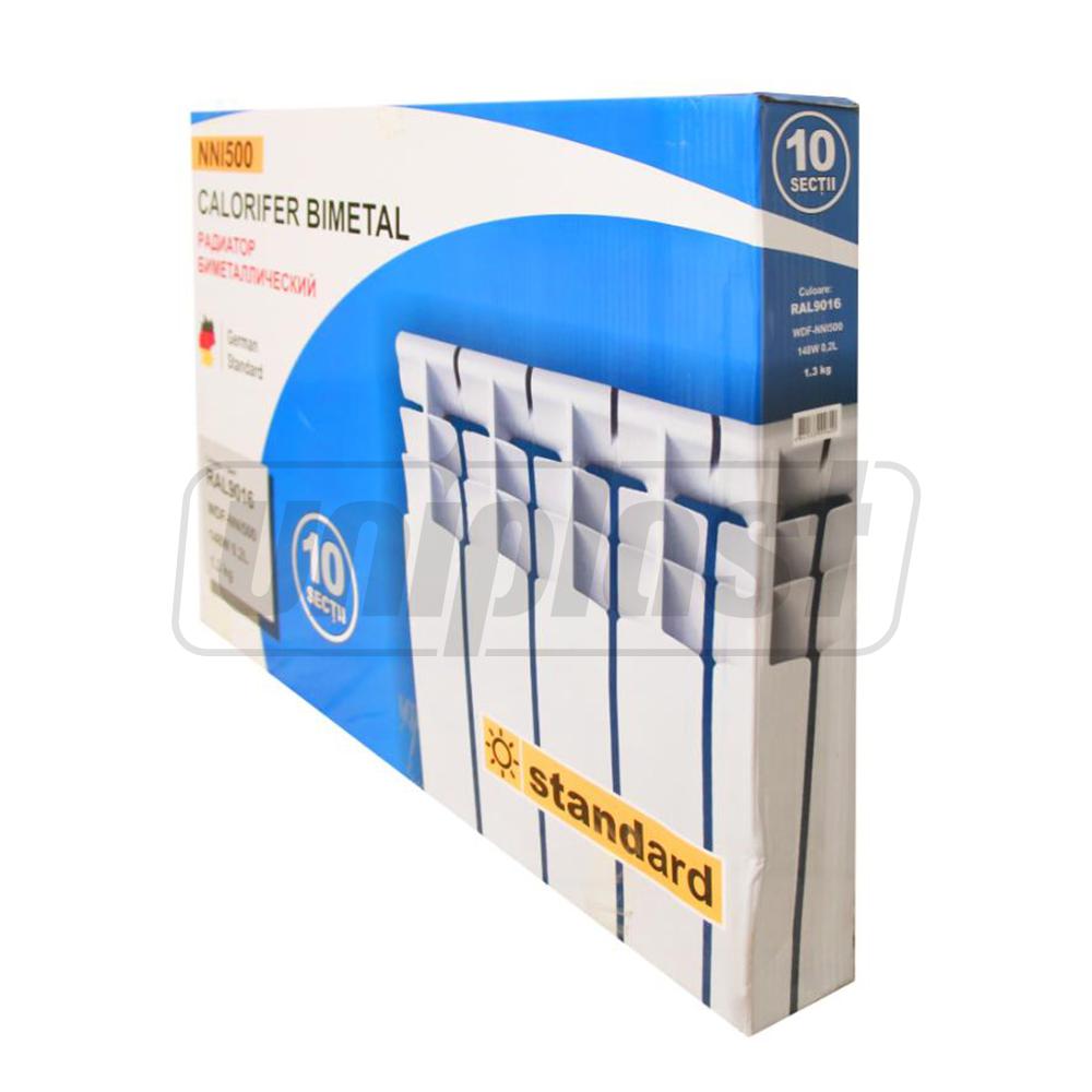 Радиатор биметаллический 560x80x80 мм WDF-NNI500 148 W, 0.2 л, 1.3 кг