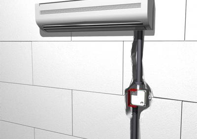 Сифон для кондиционера D. 32 100 x 100 мм скрытого монтажа HL138  HL