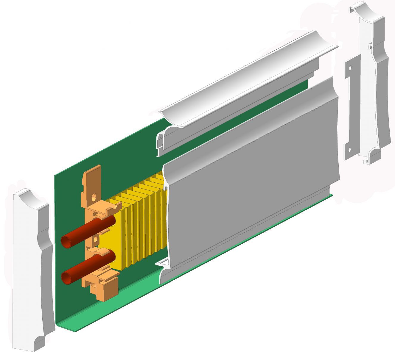 Радиатор плинтус 16/1500 коричневый  ТЕРМІЯ