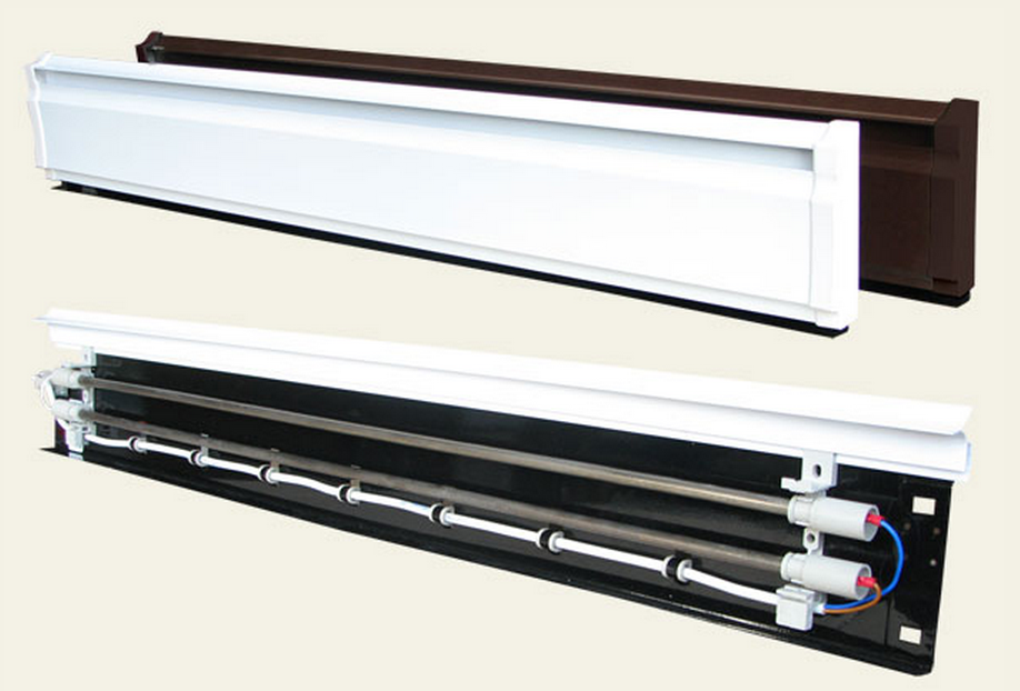 Радиатор плинтус 16/1500 коричневый  ТЕРМІЯ