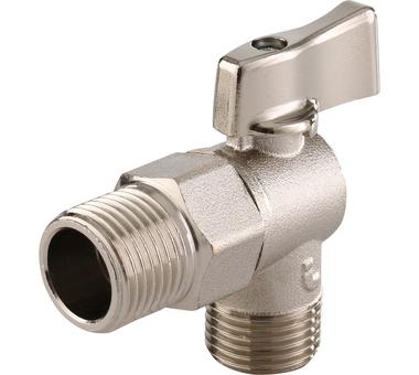 Robinet coltar cu bila D. 1/2" x 1/2" FE PN16 alama nichelata  ITAP