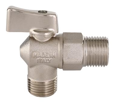 Robinet coltar cu bila D. 1/2" x 1/2" FE PN16 alama nichelata  ITAP