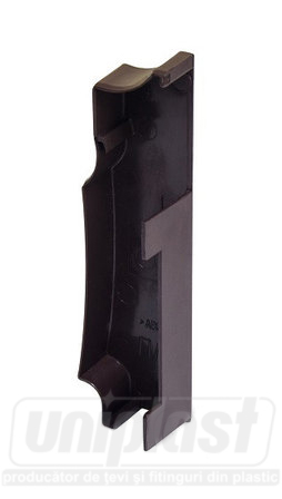 Заглушка левая ПЛ для плинтуса коричневая  ТЕРМІЯ