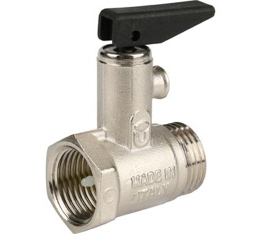 Supapa de siguranta pentru boiler D. 1/2" FI/FE PN10/8.5 cu mainer (iesire D. 6)  ITAP