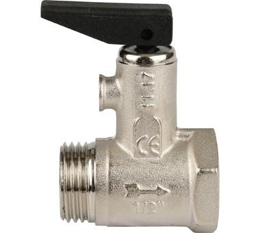 Supapa de siguranta pentru boiler D. 1/2" FI/FE PN10/8.5 cu mainer (iesire D. 6)  ITAP