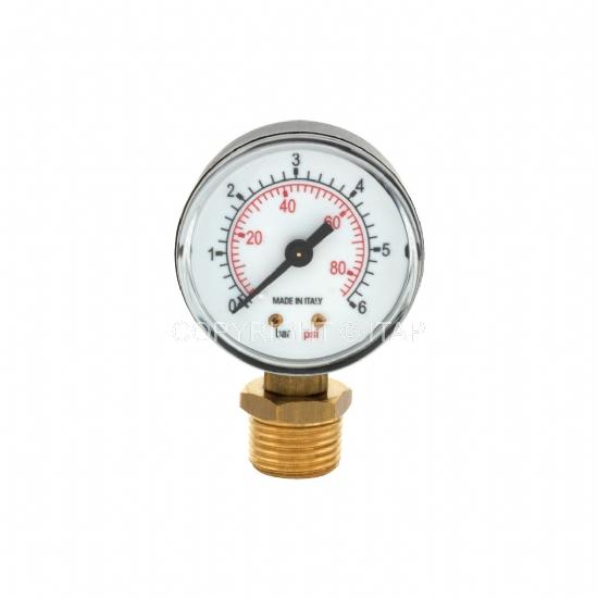 Manometru 10 bar D. 1/4" FE radial D. 63 ITAP