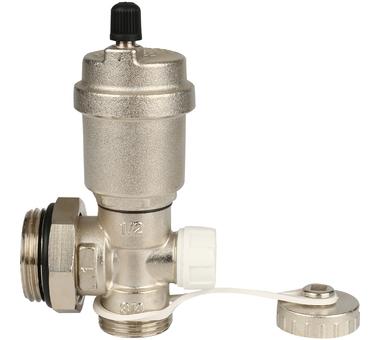 Комплект для коллектора теплого пола D. 1" (воздухотводчик + регулируемый дренажный вентиль) 489AR  ITAP