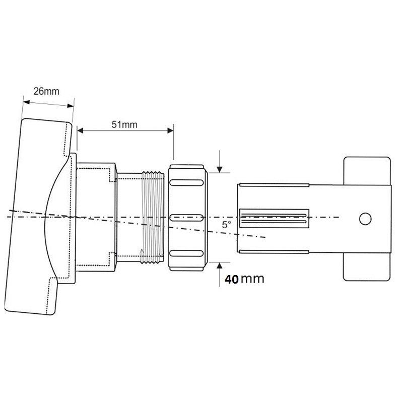 Отвод-седло D.110 x 50 (зажим) BOSSCONN MCALPINE