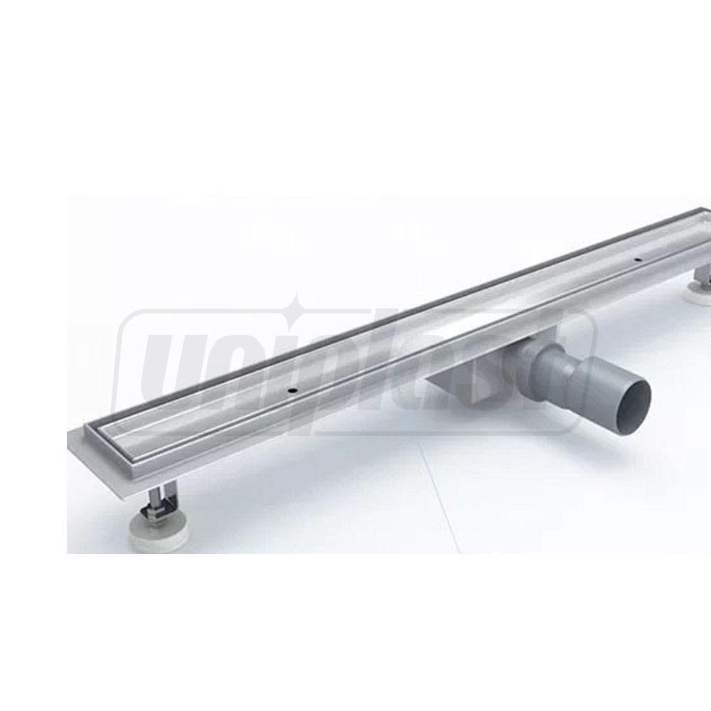 Rigola de dus lineara set 700 х 70 mm D. 50 x 90° TILE INSERT (fara grila, sub teracota) FLH40-A2 С16 UNIPLAST