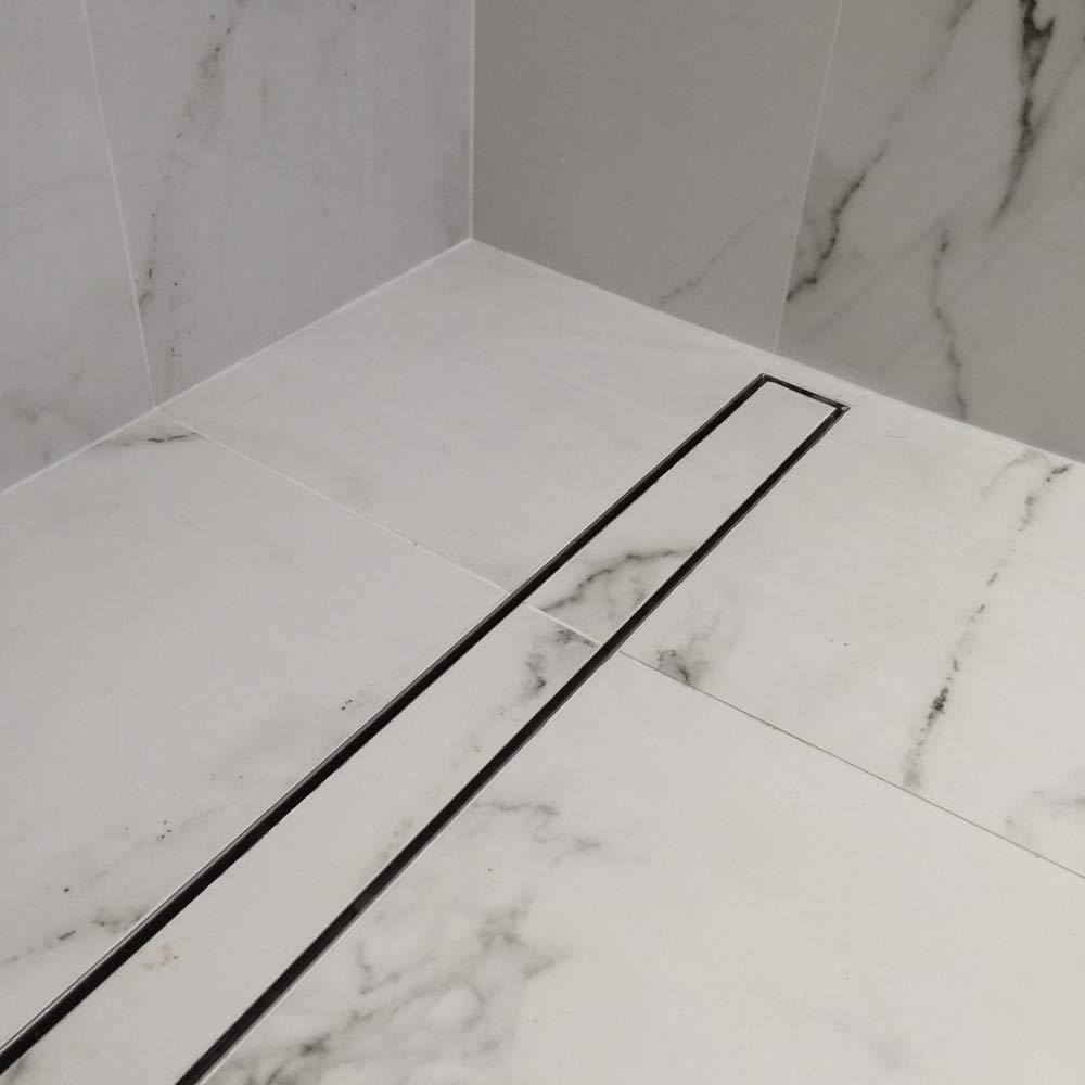 Rigola de dus lineara set 500 x 70 mm D. 50 x 90° TILE INSERT (fara grila, sub teracota) FLH40-A2 С16 UNIPLAST