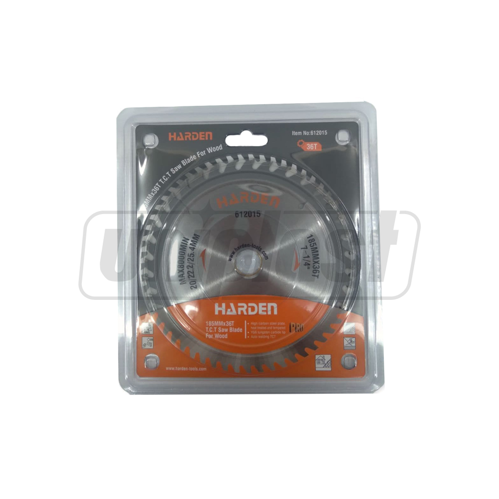 Disc circular, pentru lemn 185 mm x 36 Pro  HARDEN