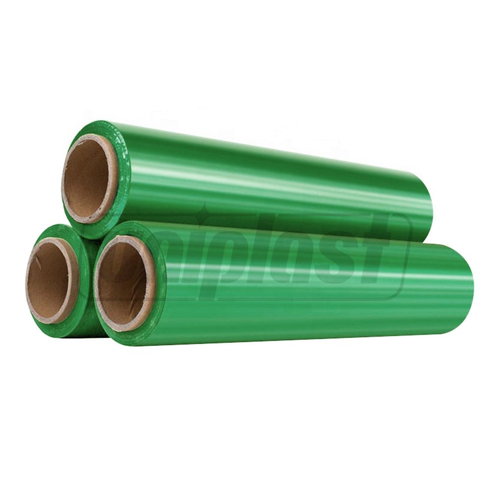 Folie (verde) UV 180 mcm din polietilena pentru sere H=6 m, L=50 m R.B.