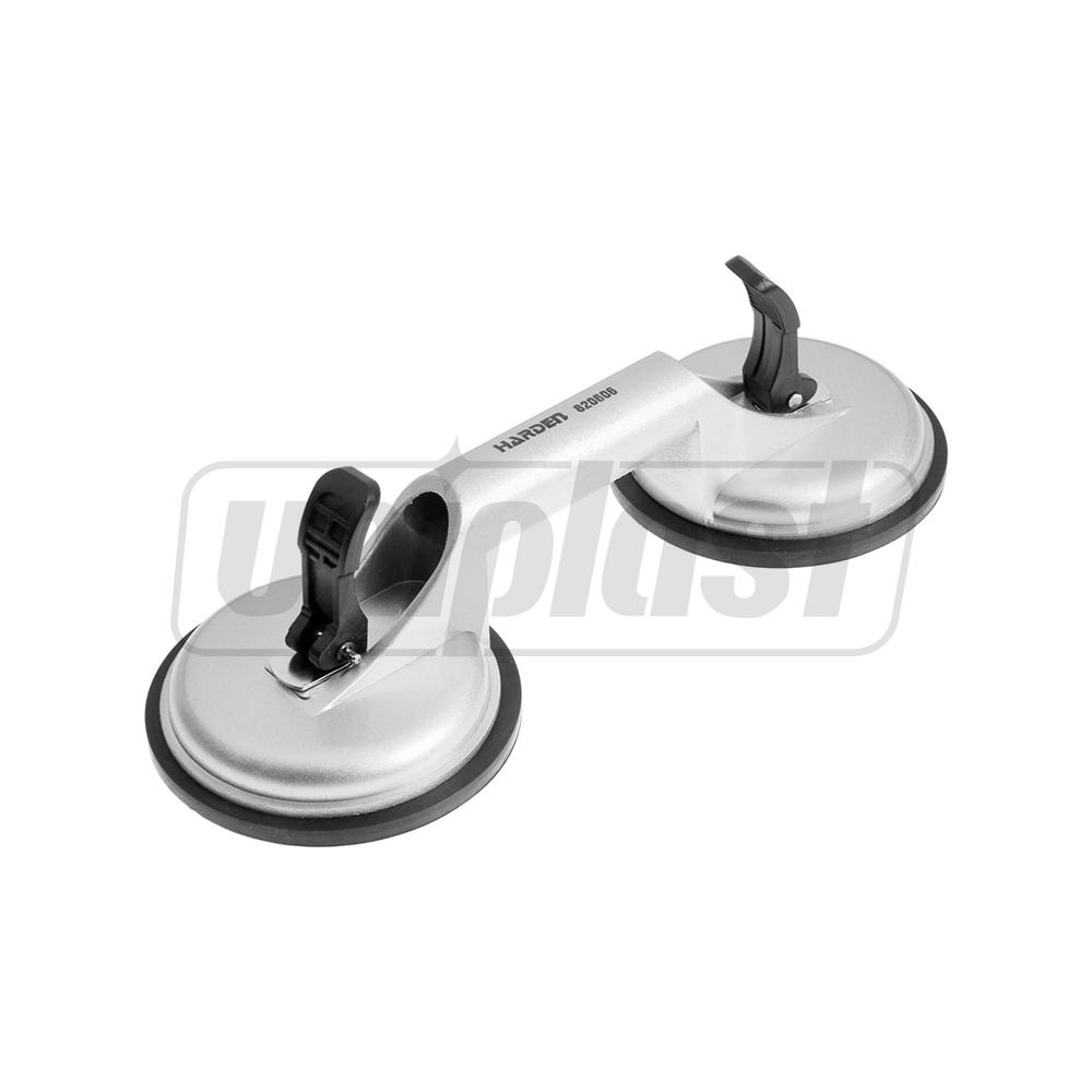 Dispozitiv pentru manipulat sticla 2 ventuze D.120 capacitate de incarcare oriz. 100 kg / vert. 80 kg Industrial  HARDEN