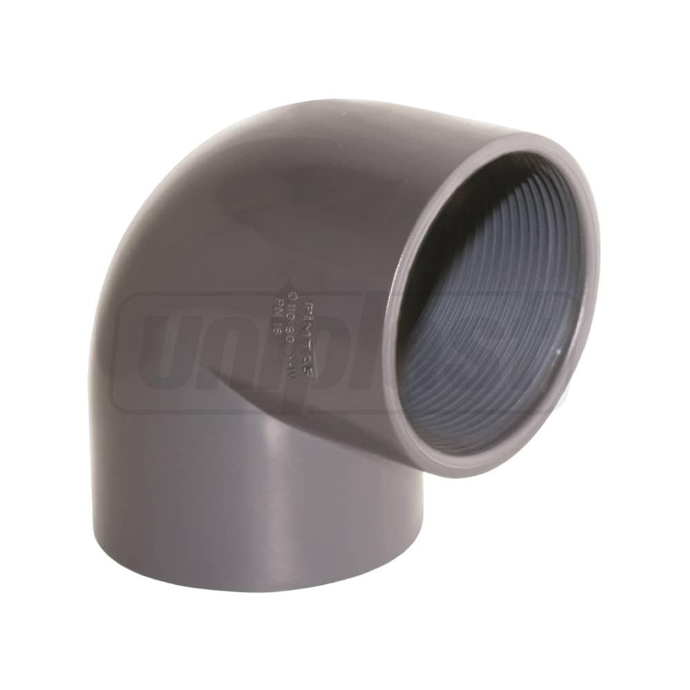 Cot PVC lipire 90° D. 25 x 3/4" FI Art. 500100252  PIMTAS
