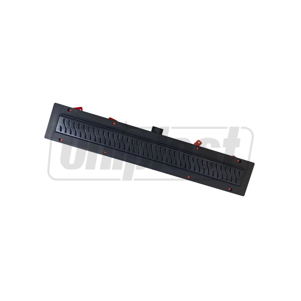 Трап линейный 750 x 60 мм D. 40 x 90° HARMONY BLACK комплект  CHUDEJ