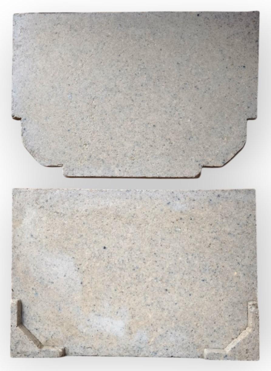 Set placa (2 buc.) capat fibrobeton 300x200 mm pentru rigole 1000x200x300 mm (set 1 buc. exterioara + 1 buc. interioara) TR