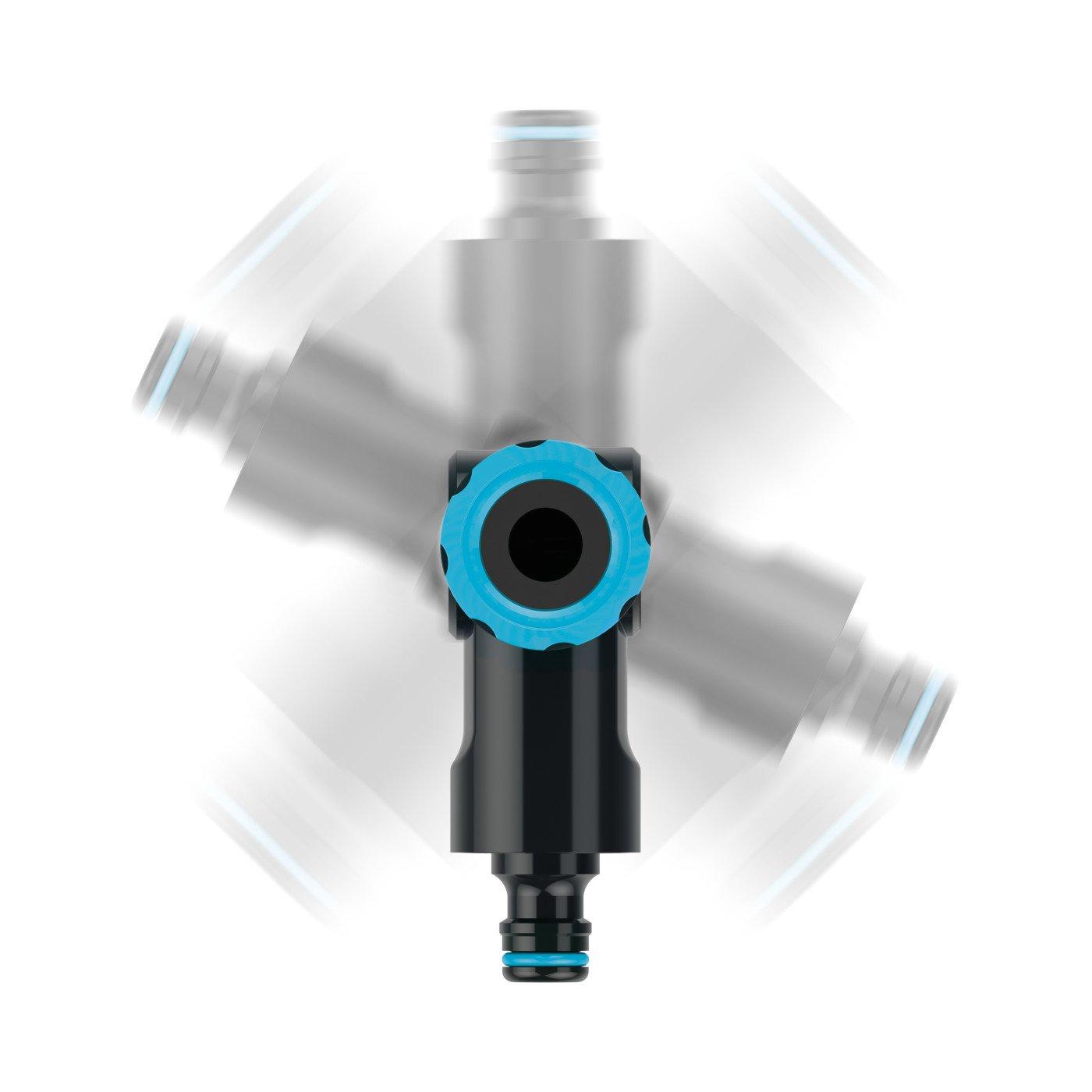 Адаптер угловой ERGO для быстросоединения D. 1/2"-3/4"-1" М (вращ. гориз. 360°, вертик. 180°)  CELLFAST