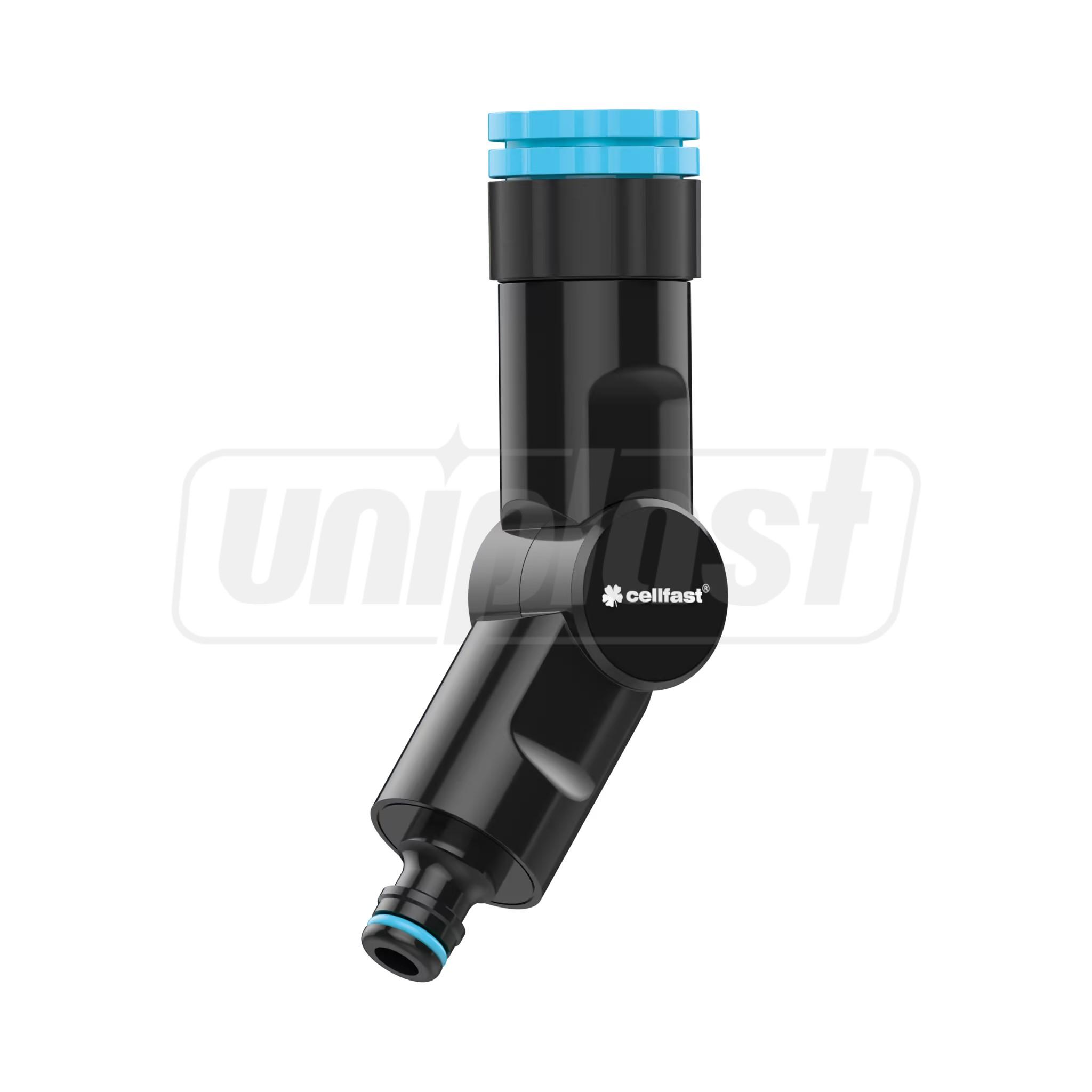 Adaptor unghiular, universal cu filet interior ENERGO™ D. 1/2"-3/4"-1" FI (rotativ oriz. 360°, vert. 180°)  CELLFAST