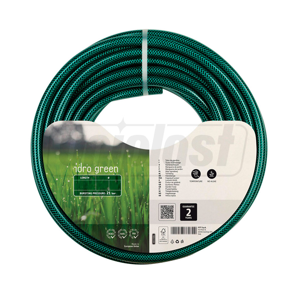 Furtun de gradina (verde) IDRO COLOR D. 1/2"  FITT L=50 m