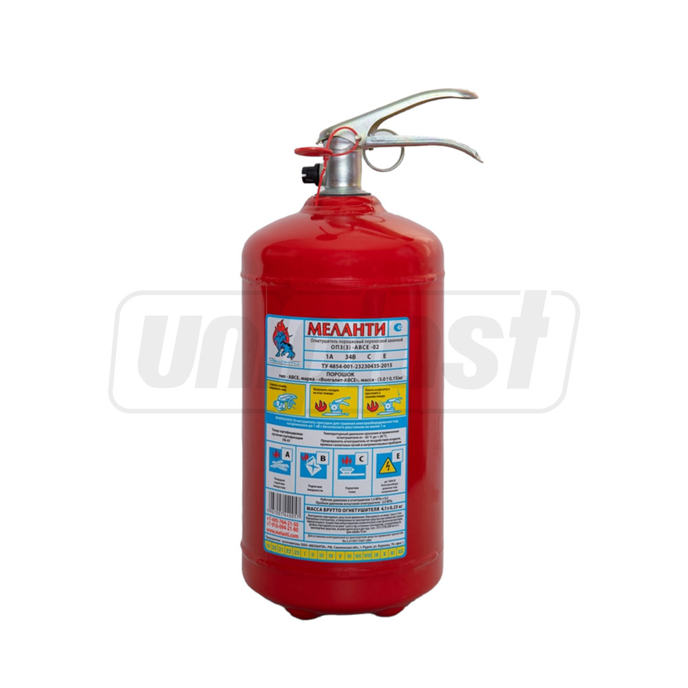 Stingator cu pulbere 3 kg OP-3