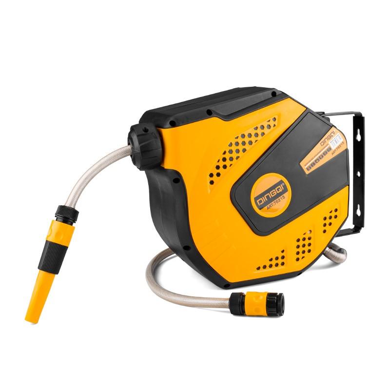 Катушка для шланга автоматическая (1/2" x 15 м + 1 м) ZYW03-S10D  DINGQI