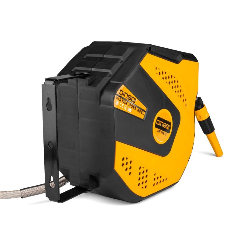 Катушка для шланга автоматическая (1/2" x 15 м + 1 м) ZYW03-S10D  DINGQI