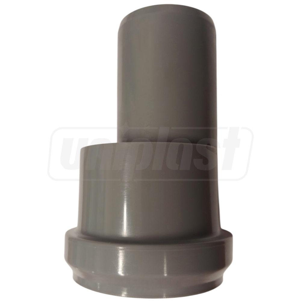 Reductie PP excentrica D. 50 x 40 (gri) TP/PS