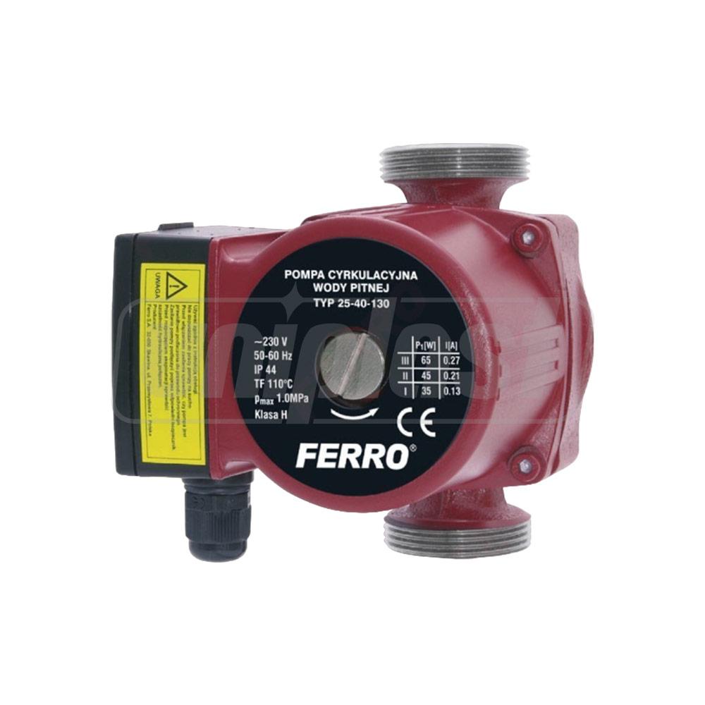Насос циркуляционный FERRO 25-60-130 0204W CL12001