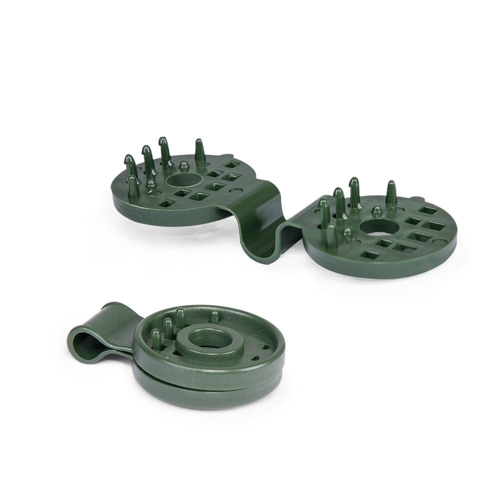 Clips plastic pentru plasa umbrire rotund (verde) BCK4-GR-L  BRADAS