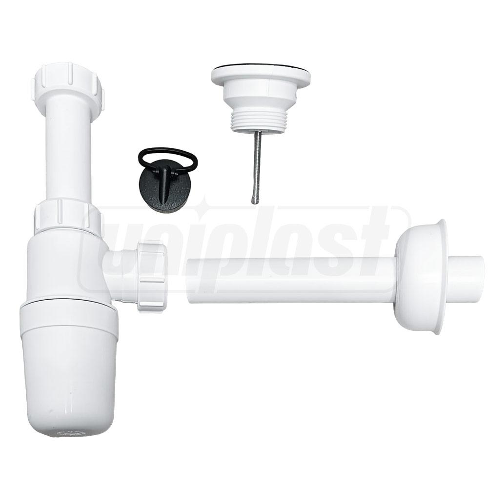 Сифон для умывальника D. 1.1/4" x 32 (белый) HC1L-J  MCALPINE