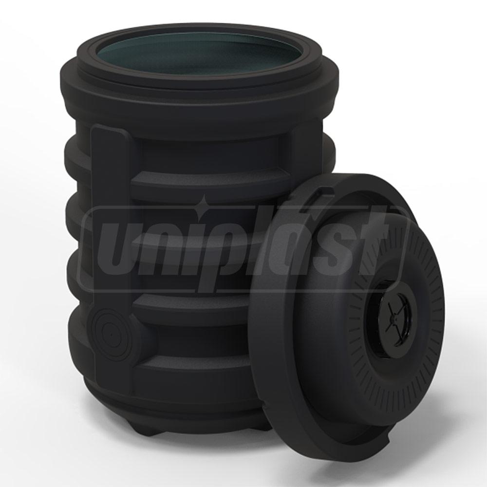 Camin PE Apometru D. 560 H=800 mm B (V=155 L) cu capac (neechipat) EP (UA)