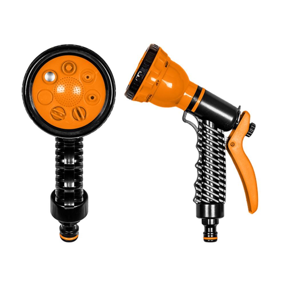 Pistol de stropit cu debit reglabil ECO-4440, 7 jeturi stropire  BRADAS