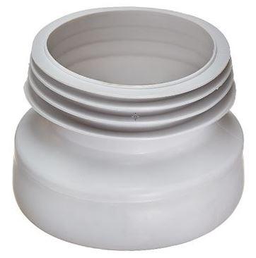 Манжета для унитаза прямая D. 90-110 L=120 мм WC-CON1 mcalpine