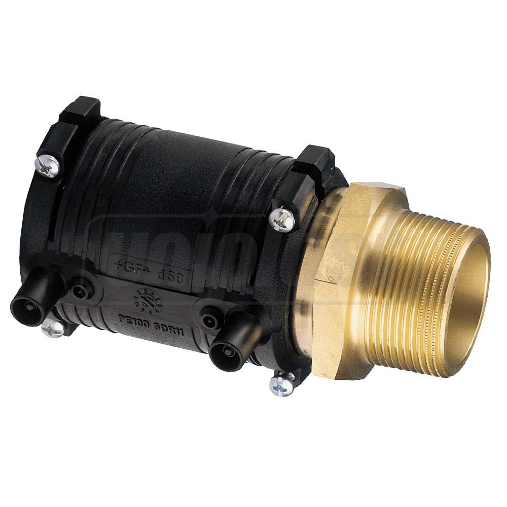 Переход e/f AG D. 25 x 3/4" Папа - латунь PE100 SDR11 PN16 39.5W +GF+