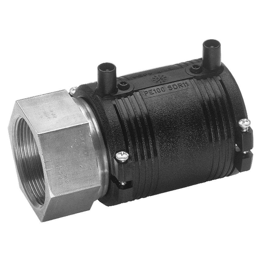 Adaptor e/f AG D. 63 x 2" FI - alama PE100 SDR11 PN16 39.5W  +GF+