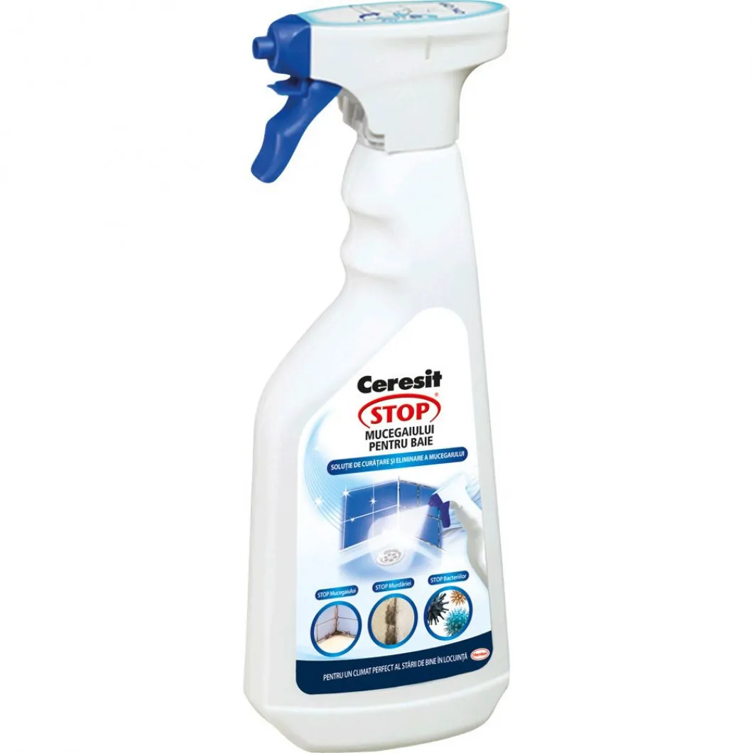 Solutie dezinfectanta Stop Mucegaiului pentru baie 500 ml  CERESIT