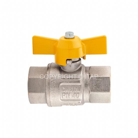 Robinet bila D.  1/2" FI/FI "GAZ" PN50 fluture 068B012  ITAP