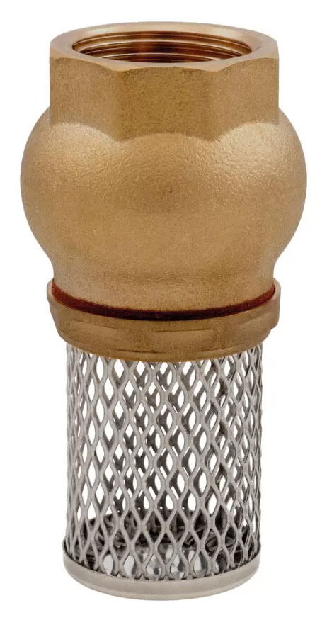 Sorb cu supapa de sens si filtru din alama D. 1.1/4" PN8 BRASS 1400114  ITAP