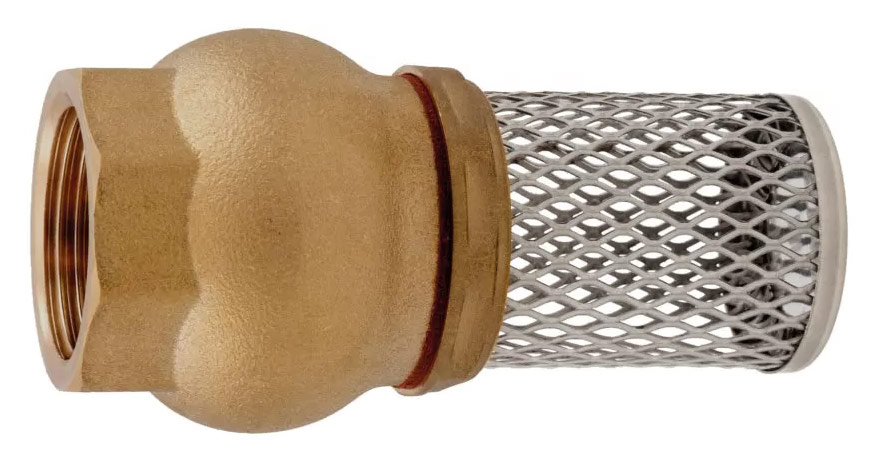 Sorb cu supapa de sens si filtru din alama D. 2" PN8 BRASS 1400200  ITAP