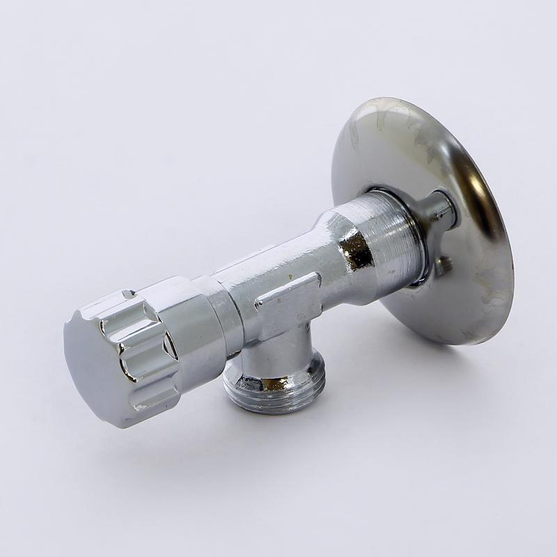 Robinet coltar cu ventil D. 1/2" x 3/8" FE/FE PN16 alama cromata cu reflector 348SD  ITAP