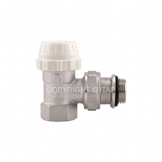 Robinet calorifer coltar Tur D. 1/2" FI/FE PN10 pentru cap termostatic cu garnitura  ITAP