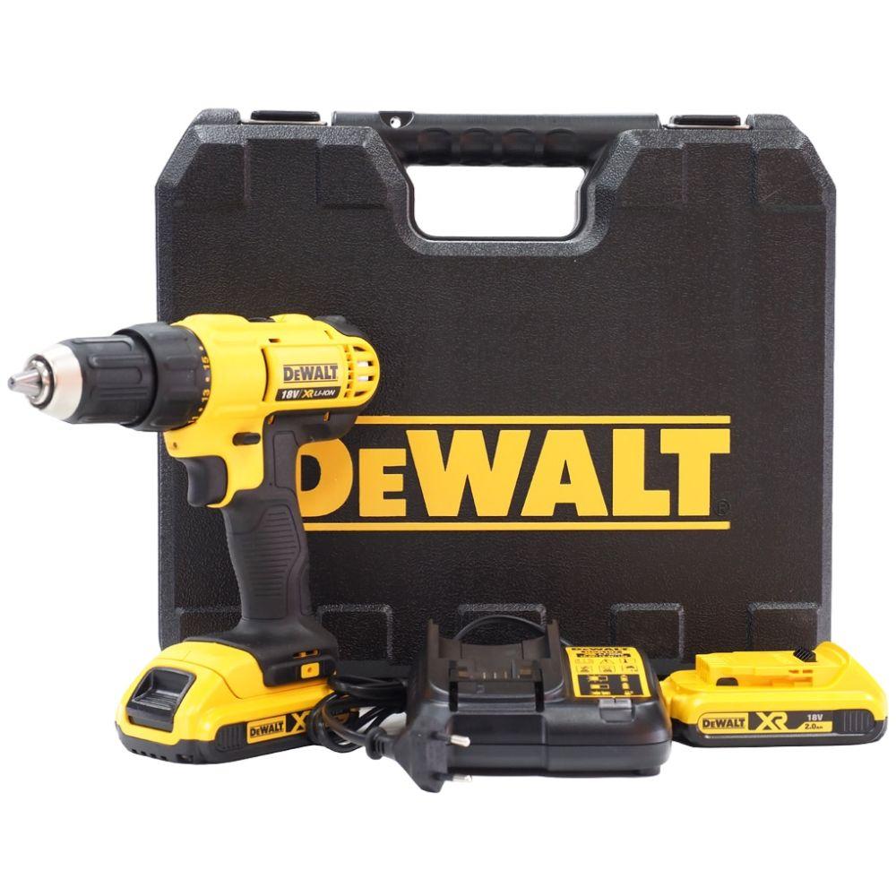 Дрель-шуруповерт с аккумулятором DCD771D2 Li-lon 18V 2шт. x 2Ah 2 скорости DEWALT