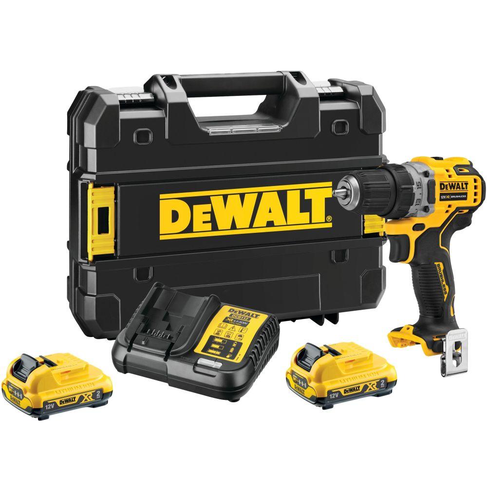 Дрель-шуруповерт с аккумулятором DCD701D2 Li-lon 12V 2шт. x 2Ah 2 скорости  DEWALT