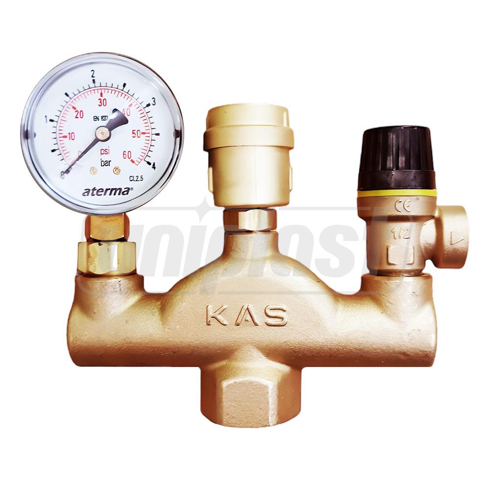 Grup de siguranta D. 1" FI 4 bar / 100°C KAS