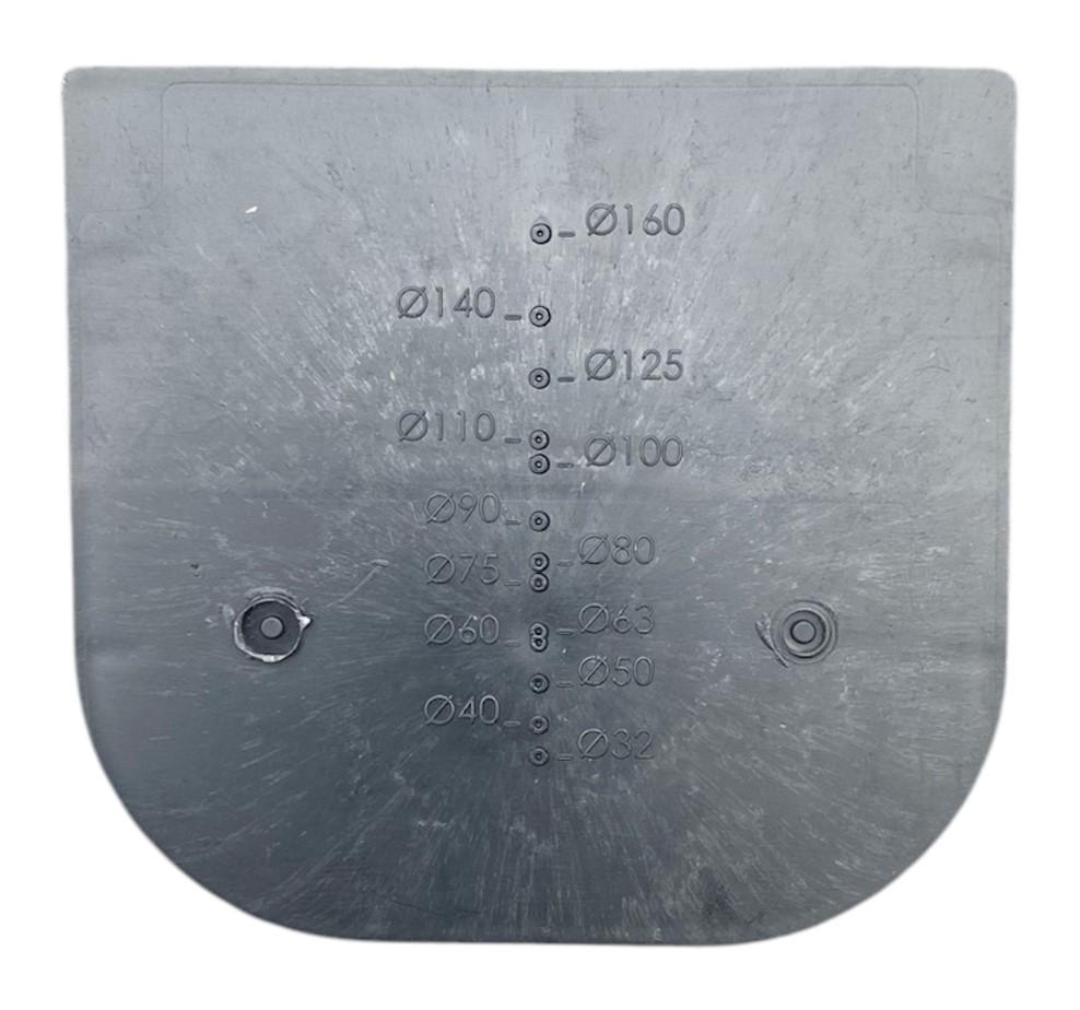 Dop pentru rigola PP D.100 H=100 mm (5006 1010)  SAB