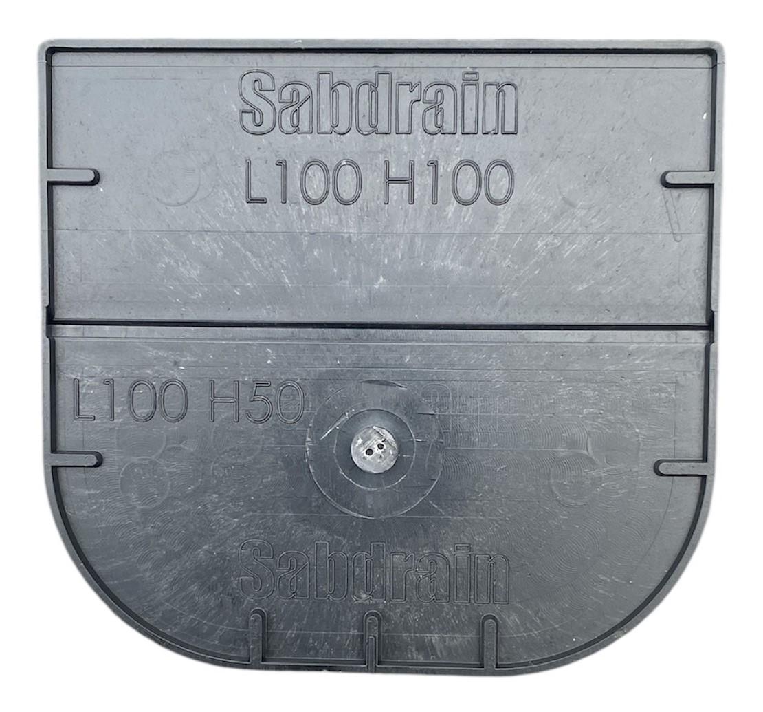 Dop pentru rigola PP D.100 H=100 mm (5006 1010)  SAB