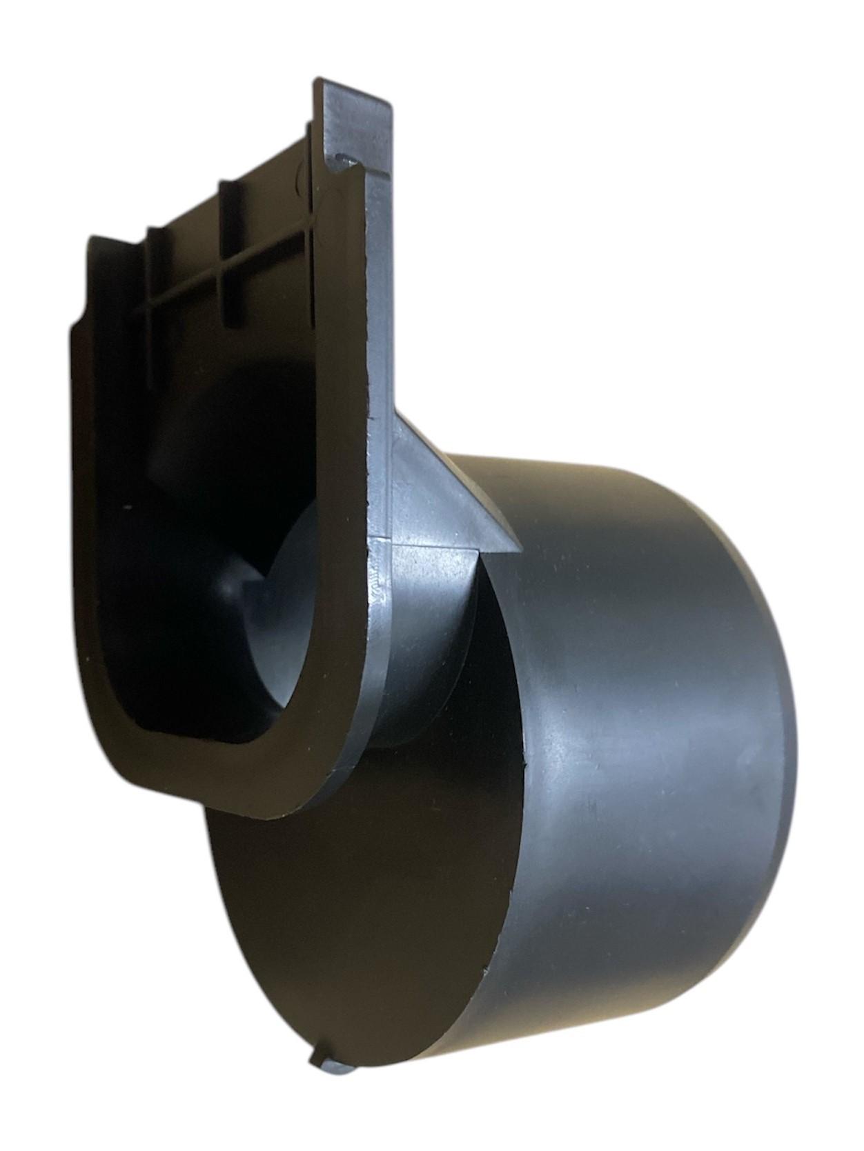 Dop-reductie excentrica pentru rigola PP 100x100 mm D.110 (Art. 50061010110)  SAB